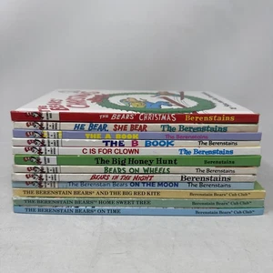 Lot 12 Berenstain Bears Bright & Early Beginner Books + Cub Club 1969-1997 - Bild 1 von 6