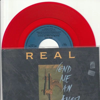 Real Life – Send me an angel (88 Version)– 7“-Single – Erstauflage - rotes Vinyl - Bild 1 von 3