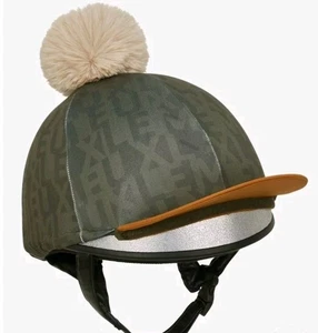 LeMieux Casey Reitmütze Seide - Alpin | Stretch, abnehmbarer Kunstfellbommel - Bild 1 von 1