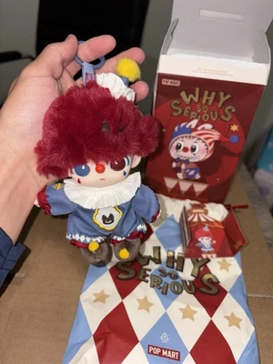 AUTHENTIC Popmart Why So Serious Dimoo Flame Clown Vinyl Plush Pendant - Image 1 of 4