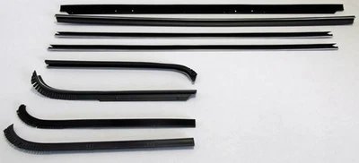 Kit de goma de fieltro para barrido de ventanas para Buick Lesabre 1972-1974 2 puertas techo rígido Foto 1 de 4