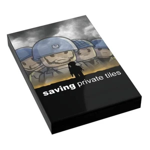 Saving Private Tiles Movie Cover (2x3 Tile) - B3 Customs - Picture 1 of 1