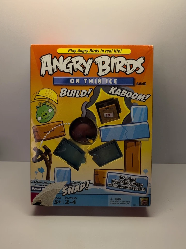 Angry Birds on Thin Ice Game Mattel 5 - 12 Boys & Girls X3029