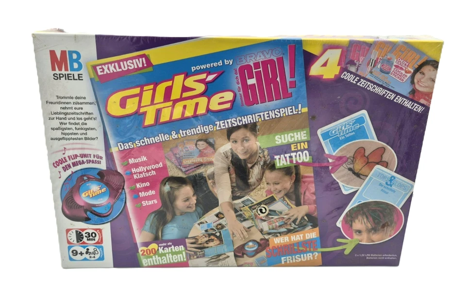 MB Mädchenspiel Bravo Girls time Partyspiel Brettspiel