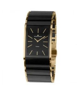 JACQUES LEMANS Women Quartz Casual Watch Classic Dress Black Dial Waterproof Rec - Picture 1 of 5