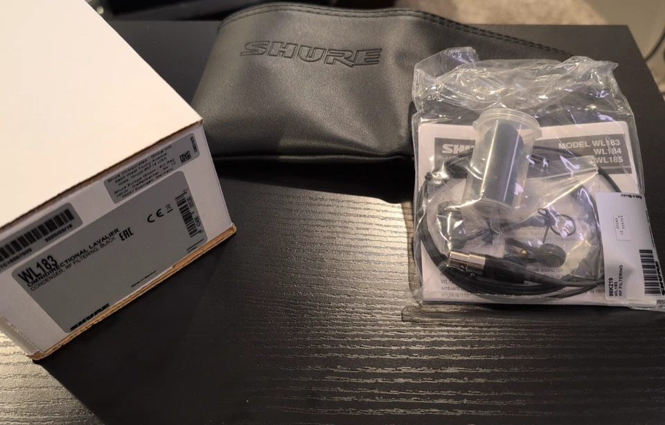 Shure WL183 Omnidirectional Lavalier Microphone - Image 1 of 2