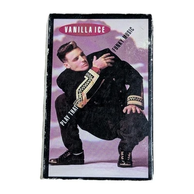Vanilla Ice - Play The Funky Music - Audio Cassette Hip Hop 1990 Single  - Image 1 of 4
