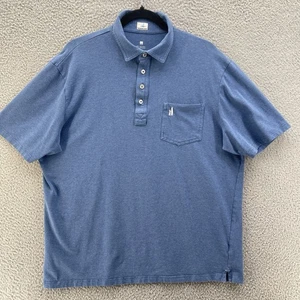 Johnnie-O Poloshirt Herren Large Blau Oceanside Preppy Comfort Golfer Baumwolle - Bild 1 von 11