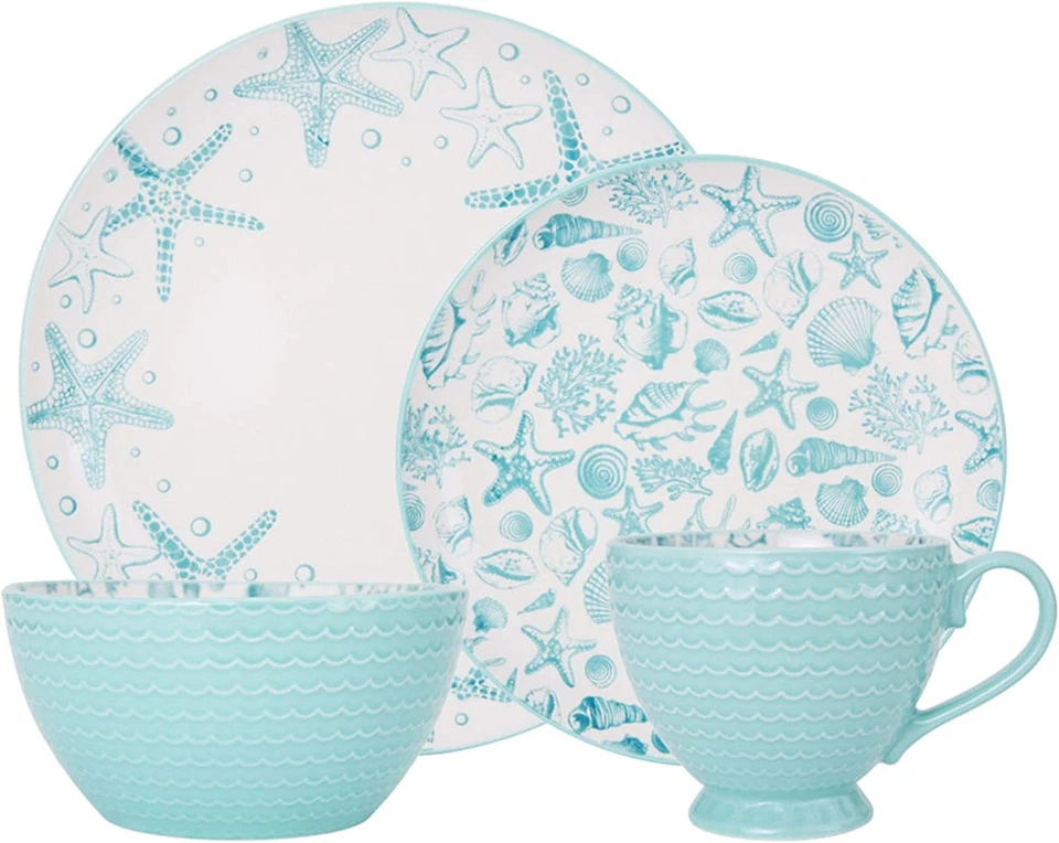 Pfaltzgraff Venice 16-piece Stoneware Dinnerware Set Service for 4