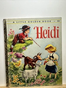 Heidi A Little Golden Book Published 1954 - Vintage - Bild 1 von 6