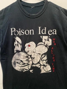 Poison Idea War All the Time T-Shirt size L 80s hardcore punk Made in Japan (?) - Bild 1 von 6