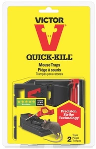 Par de trampas mecánicas para ratones VICTOR M122 Quick-Kill (paquete de 2) - Imagen 1 de 7