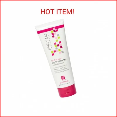 Andalou Naturals 1000 Roses Soothing Body Lotion, with Cocoa + Shea Butter, Aloe - Изображение 1 из 2