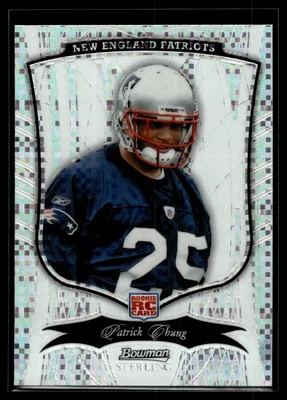 Patrick Chung 2010 Bowman Sterling X-Fractor Rookie Card /100 #19 - Image 1 of 2