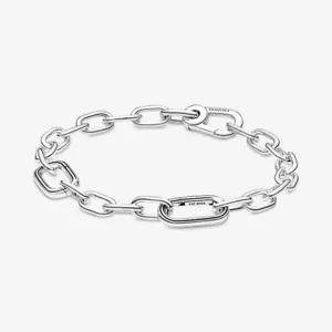 PANDORA ME Bracelet Chain Links 925 Silver with 2 Hinged Links 599662C00 - Picture 1 of 7