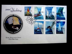NEUSEELAND FDC-1999 YACHT SG 2296/301 + 2303 - Bild 1 von 1