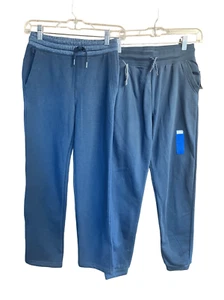 Old Navy-Primark (2) Unisex Sweatpants Navy Sz 10-12 NWT - Picture 1 of 6