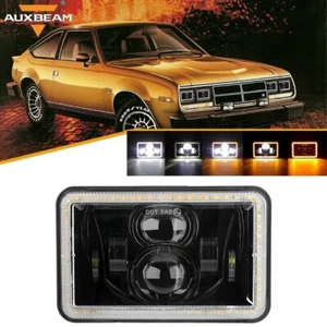AUXBEAM 4x6" LED Headlight Hi/Lo Lamp For 1978-1983 American Motors Concord - Picture 1 of 12