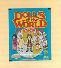 1994 Vintage Diamond Dolls Of The World Stickers Unopened Pack 