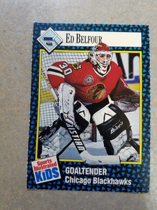 Ed Belfour #33 Goalie Blackhawks NHL Sports Illustrated for Kids SI For Kids