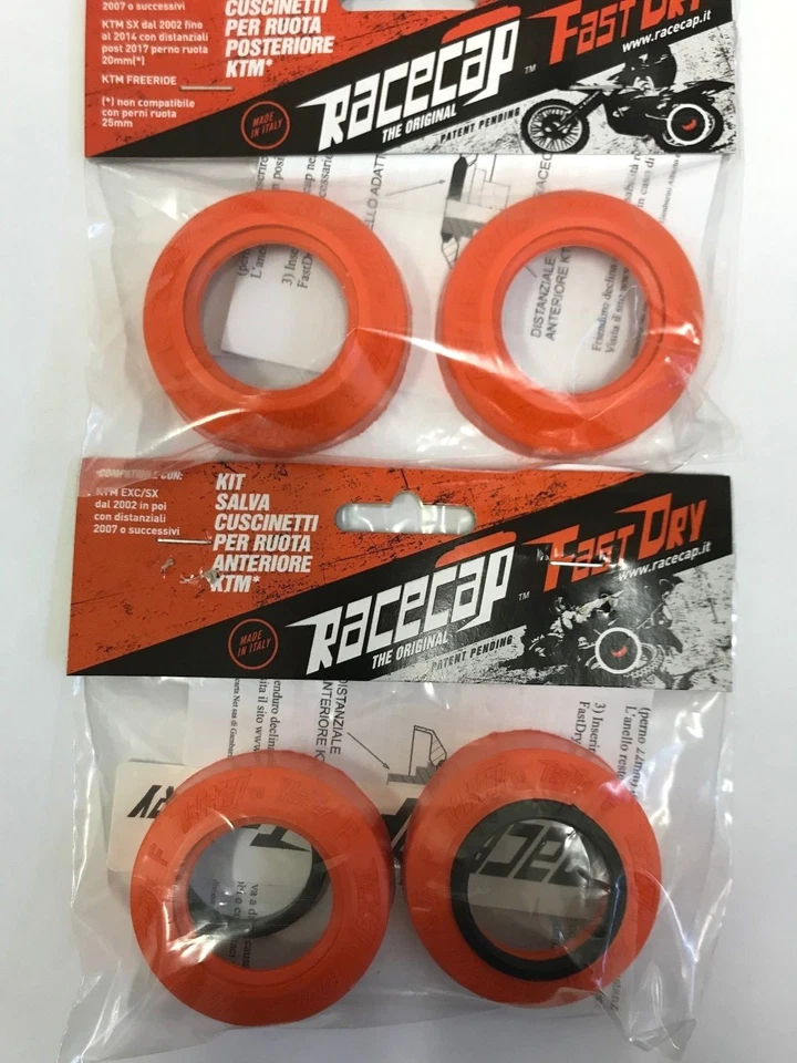 RACECAP KIT PROTEZIONI CUSCINETTI RUOTA KTM EXC 300 2007-2023