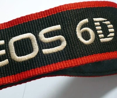 Correa para el cuello de hombro para cámara Canon EOS 6D negra de 4 cm de ancho - Original OEM Foto 1 de 4