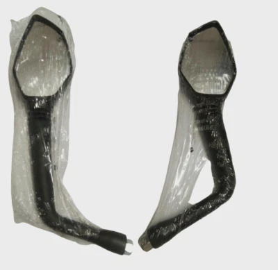 Juego de espejos retrovisores laterales varilla larga mejor ajuste para KTM Duke 390 Duke 250 2017-2020 Foto 1 de 4