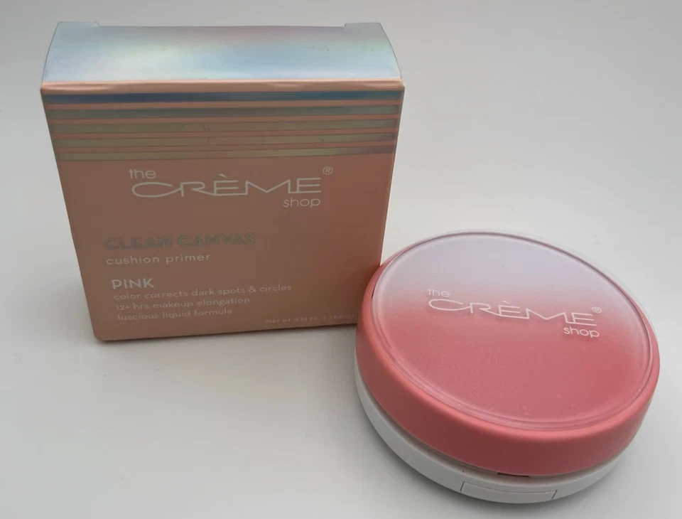 Creme Shop Clean Canvas Cushion Primer * PINK * Cream, .53 ounce Color Corrector - Image 1 of 1