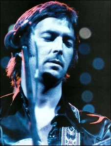 Eric Clapton en vivo en el escenario primer plano vintage brillante pin-up impresión fotográfica - Imagen 1 de 3