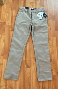 U.S. Polo Assn. Girls Skinny Khaki Pants W Size 14 NWTS - Picture 1 of 3