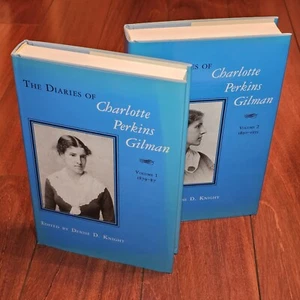 The Diaries of Charlotte Perkins Gilman (2 Vols) By Denise D Knight 1994 - Picture 1 of 4