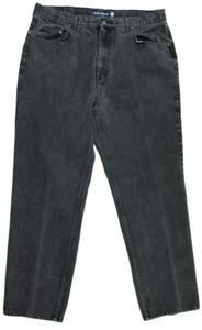 High Sierra Mens 35x30 Dark Gray Jeans Classic Fit Straight Leg Cotton Denim Zip - Picture 1 of 7