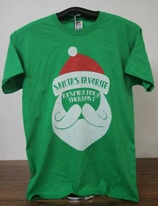 T-shirt BABBO NATALE TERAPEUTA RESPIRATORIO PREFERITO Medium, Verde - Foto 1 di 4