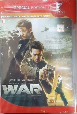 WAR DVD - HRITHIK ROSHAN, TIGER SHROFF - BOLLYWOOD DVD MULTILANGUAGE SUBTI - Image 1 of 3