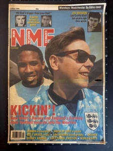 ENGLAND NEW ORDER - NME COVER PAGE 15x11' 1990 Poster Size Advert L360 - Picture 1 of 1