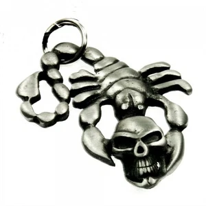 Skorpion mit Schädel - Zinn Anhänger - Amulett - Picture 1 of 1