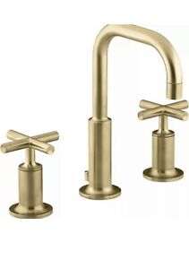 Kohler Purist K-14406-3-BGD- Bathroom Sink Faucet. Modern Brushed Gold Finish