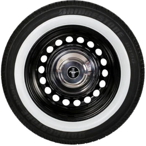 Juego de llantas laterales 4x 14 pulgadas Portawalls blanco con inserción de neumático de pared de 14". Envío gratis - Imagen 1 de 14