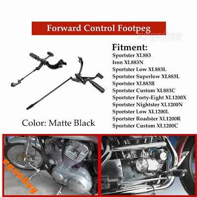 Chrome Foot Peg Forward Control Kit For Harley Seventy Two XL1200V 2014-2016 - Image 1 of 4