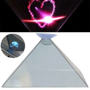 Hologram 3D piramida wyświetlacz projektor wideo do uniwersalnego inteligentnego telefonu komórkowego nowy - Zdjęcie 1 z 12