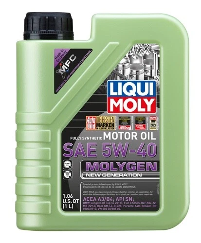 LIQUI MOLY 20230 Molygen Nueva Generación SAE 5W-40; 1 Litro Foto 1 de 1