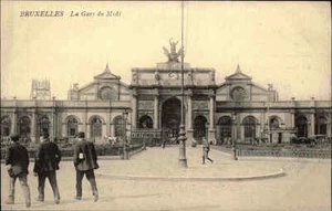 Bruxelles Brüssel Belgien ~1910 CPA La Gare du Midi Bahnhof Railway Station - Picture 1 of 2