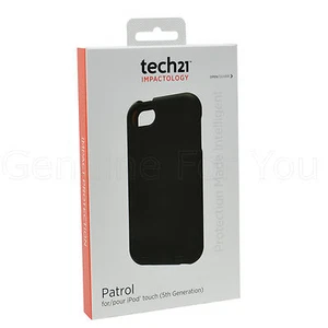 Genuine Tech21 D30 Patrol Case Cover for iPod touch 5th Generation - Black - Picture 1 of 1