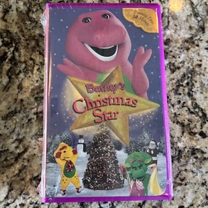 Barney’s CHRISTMAS STAR VHS Brand New Sealed Never Opened - Foto 1 di 4