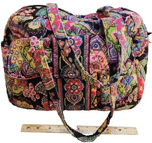 Vera Bradley Symphony In Hue Make A Change Diaper Bag Very Gently Used 15x11x5.5 - Picture 1 of 10