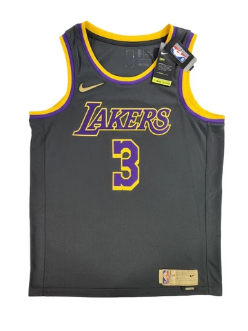Nike Los Angeles Lakers Anthony Davis Earned Edition jersey Men's Size Large New Cover