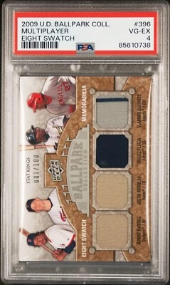 Eight Swatch - 2009 UD Ballpark Collection   PSA 4   #1/100 - Image 1 of 4