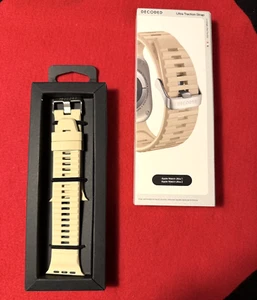 Decoded Sport Silicone Strap for Apple Watch Ultra – Beige | Retail $70 - Imagen 1 de 5