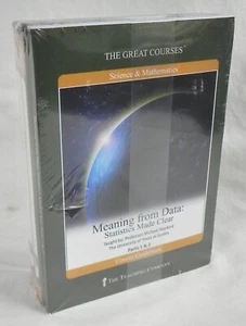 "Meaning from Data: Statistics Made Clear" 2 DVD Sets + Guidebook, Great Courses - Picture 1 of 4