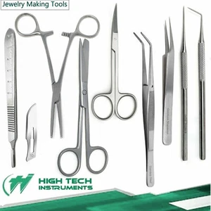 13 Pcs Set DIY Jewelry Tool With Pliers, Scissor and Pins Making Beading Kit - Picture 1 of 3